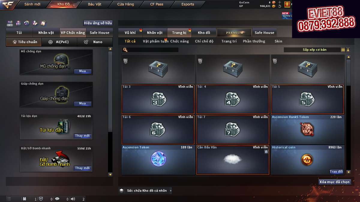shop acc cf uy tin gia re